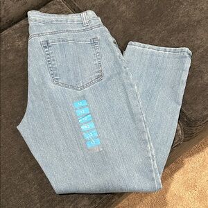 Jones New York Light Blue Straight Leg Jeans